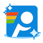 The PingPlotter logo with a sparkle